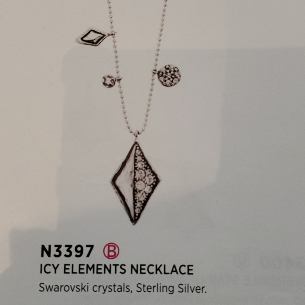 Silpada Sterling Silver Icy Elements Necklace - image 1